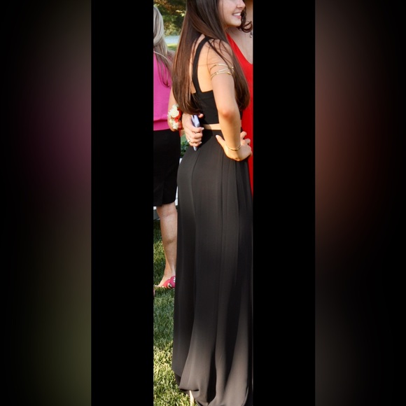BCBG Black Two Piece Maxi Dress - Picture 3 of 5